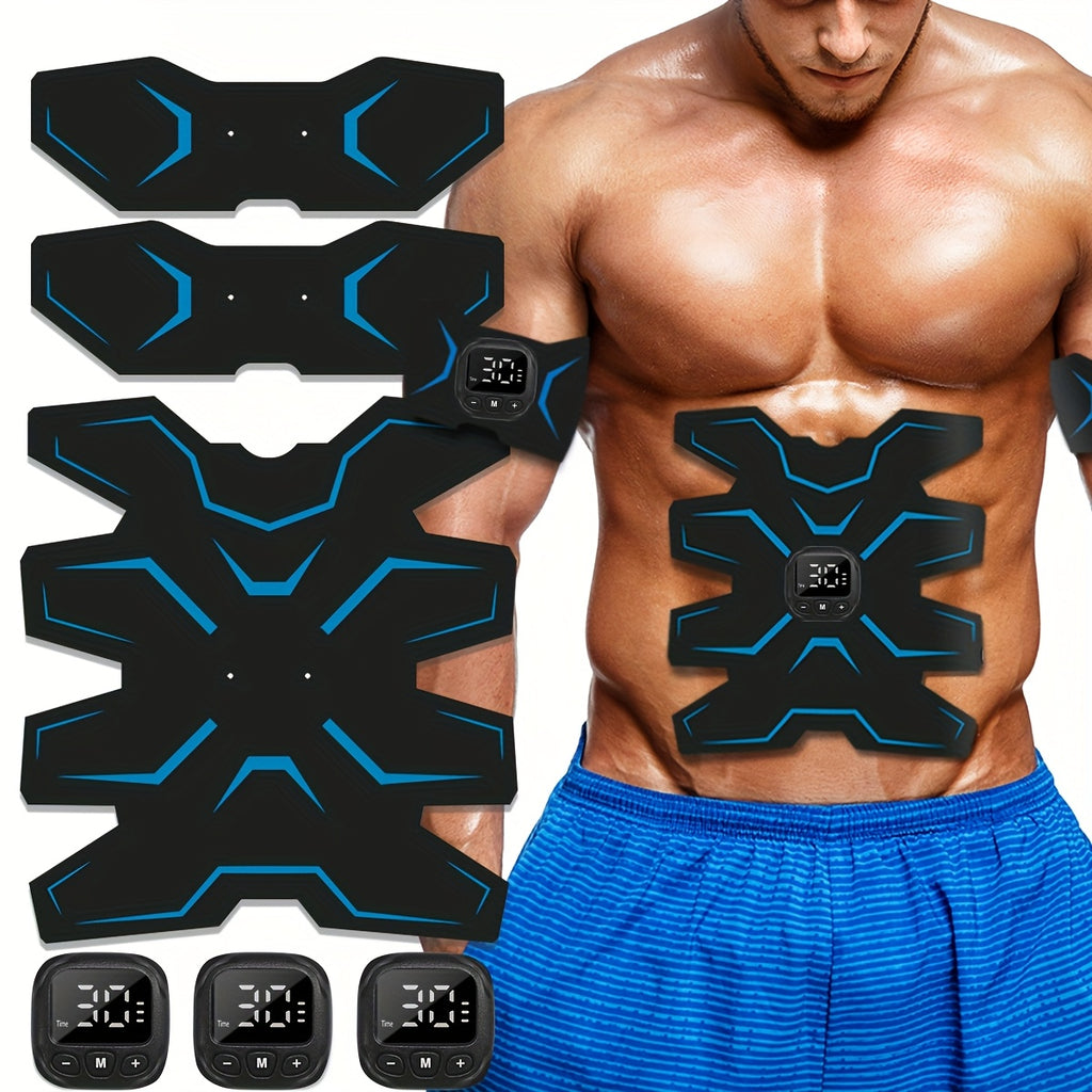 Massageador simples e fácil de usar, carregamento USB, massageador para abdominais, cintura e coluna cervical, presente para mulheres e homens.