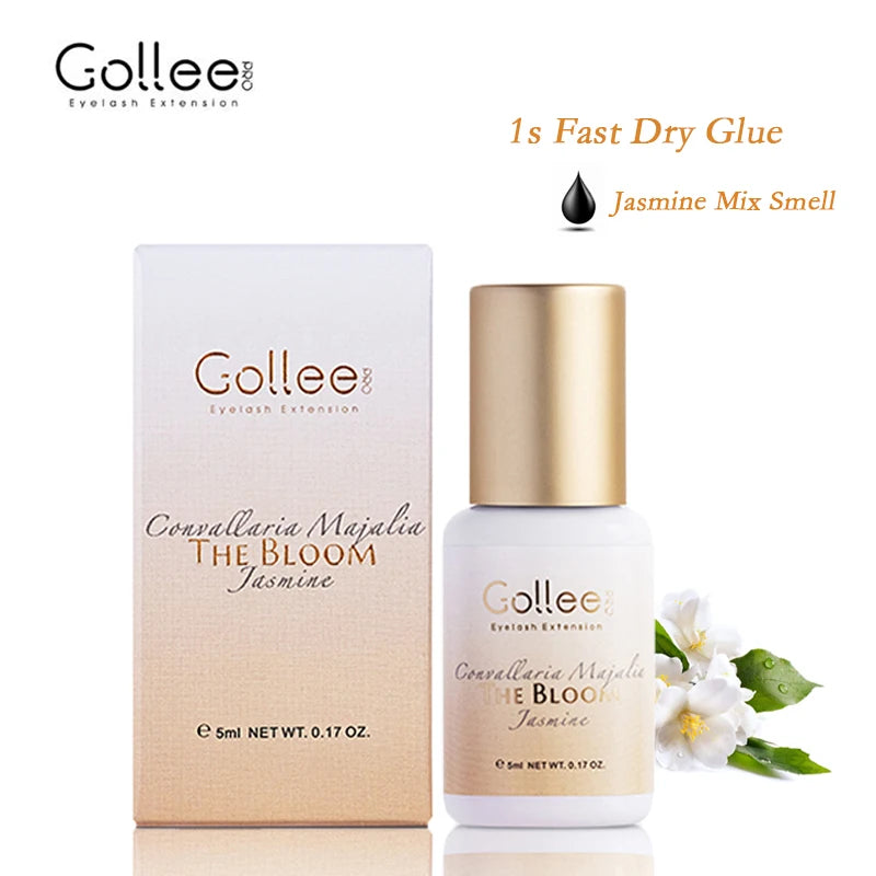 Cola Gollee All Season para Extensão de Pestanas 0,5s, Secagem Rápida, Cola Forte em Bastão, Pestanas Postiças com Duração de 6 a 8 Semanas, Adesivo à Prova de Água para Maquilhagem