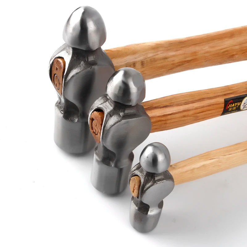 Martelo redondo em aço carbono com ponta esférica  0,5P 1P 1,5P 2P 2,5P 3P