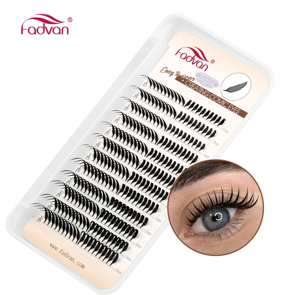 Extensão de pestanas FADVAN curvatura D