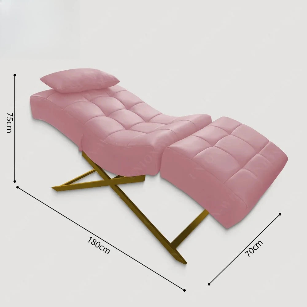 Marquesa moderna para pestanas  com curva, exclusiva para salão de estética