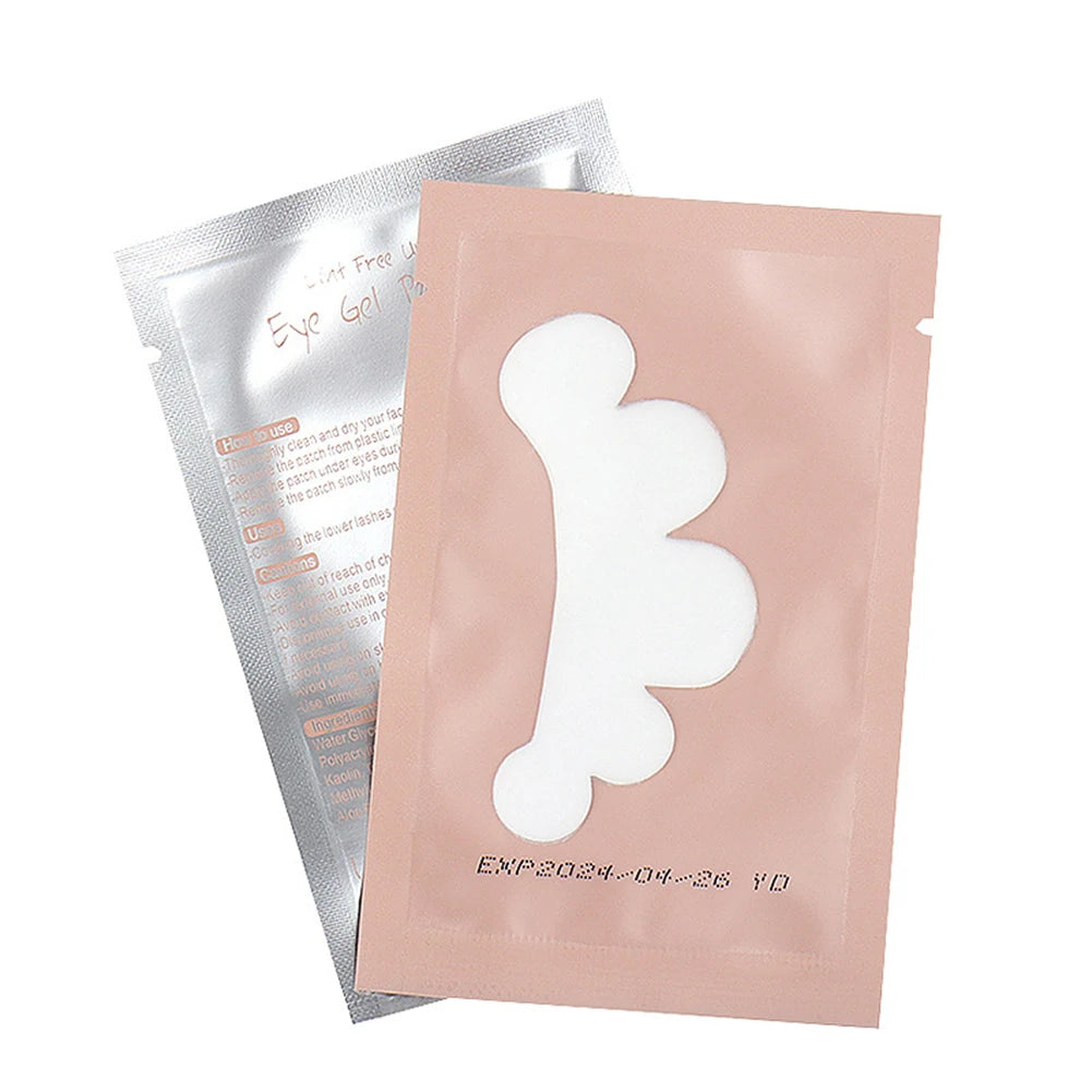 1 par de adesivos de gel para pestanas postiças, para aplicação debaixo dos olhos (tipo nuvem)