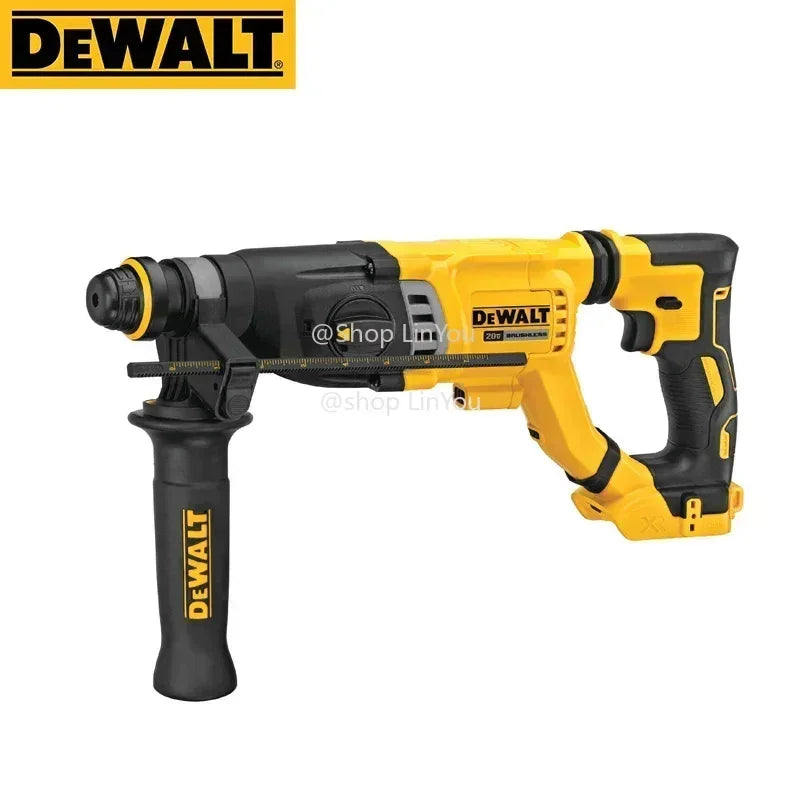Martelo de impacto sem fios DEWALT DCH263 20V sem escovas com ponta SDS PLUS e cabo em D para perfuração de paredes e betão.