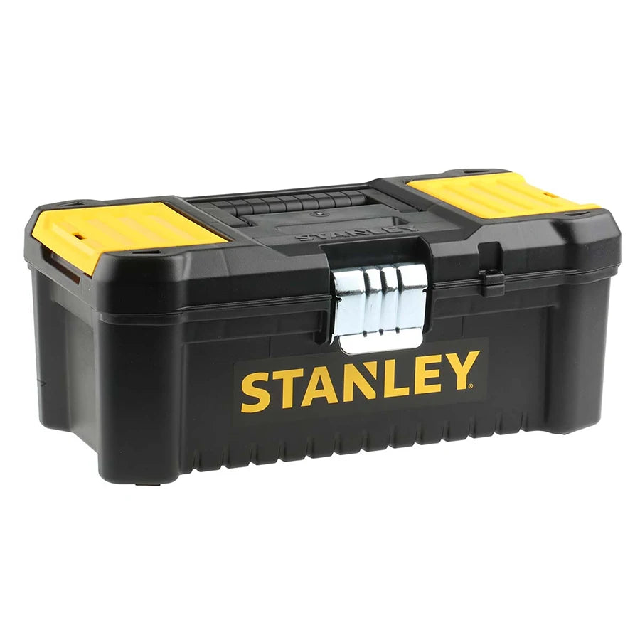 Caixa de ferramentas STANLEY "Essential" 320*188*132mm com fechos metálicos - Estojo para armazenamento de ferramentas STST1-75515