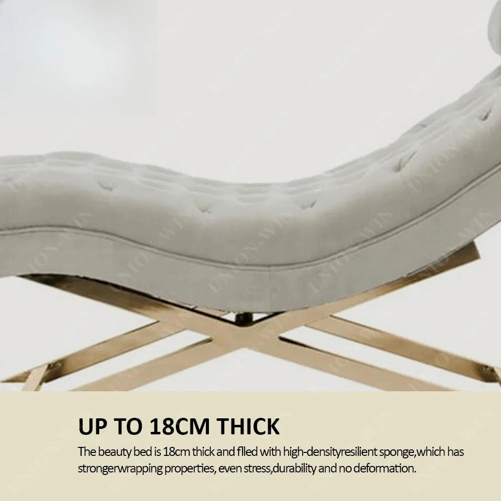 Marquesa moderna para pestanas  com curva, exclusiva para salão de estética