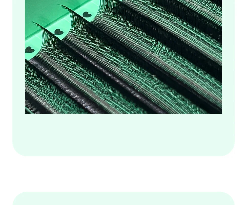 Extensão de pestanas DIYDAY estilo U 3D 4D 5D 6D, feitas à mão com fibra BASF PBT.