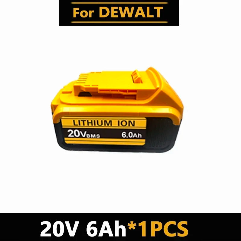 Baterias de iões de lítio DeWalt 18V 20V 20V 12Ah DCB203 Substituição da bateria de iões de lítio DCB206 DCB205 DCB204 DCB200 Ferramentas elétricas