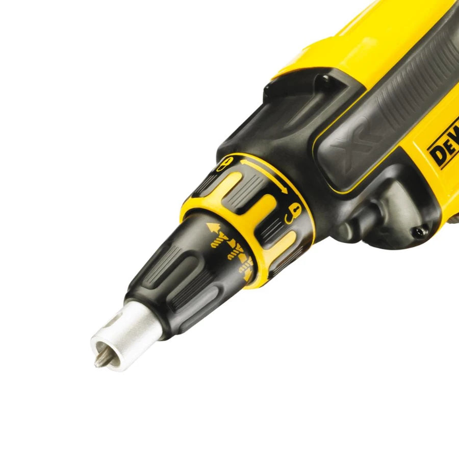 Aparafusadora sem fio DEWALT 1/2 peças para gesso cartonado, 20V, com rotação de 360° e acessório sem escovas (ferramenta sem bateria) DCF620N/DCF6202