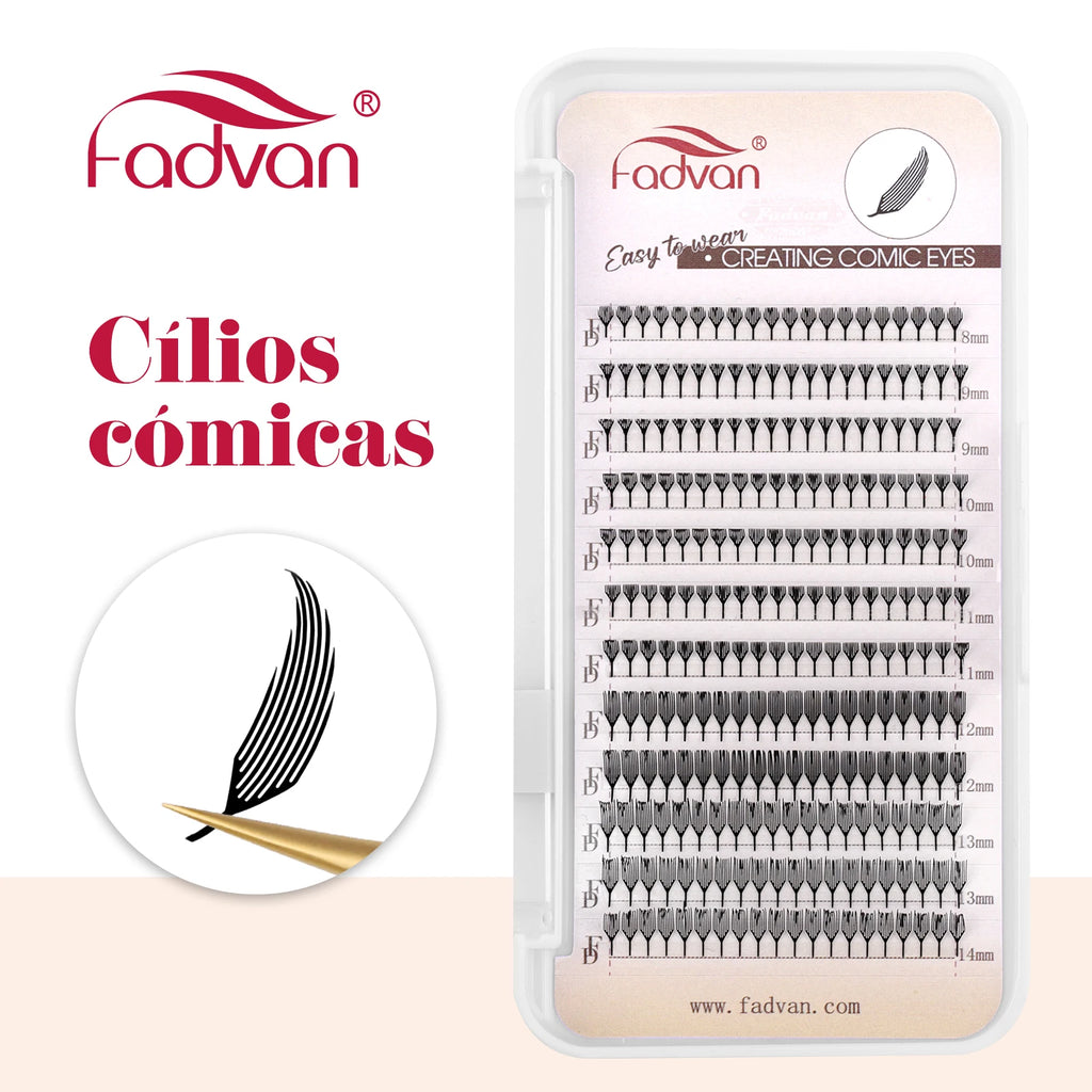 Extensão de pestanas FADVAN curvatura D