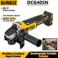 Rebarbadora sem fios DEWALT DCG405N 20V com motor sem escovas (ferramenta sem bateria)