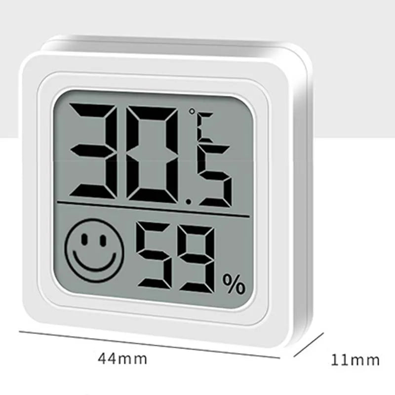 Termómetro e Higrómetro Digital LCD Eletrónico para Ambientes Interiores com Sensor de Medição de Temperatura e Humidade
