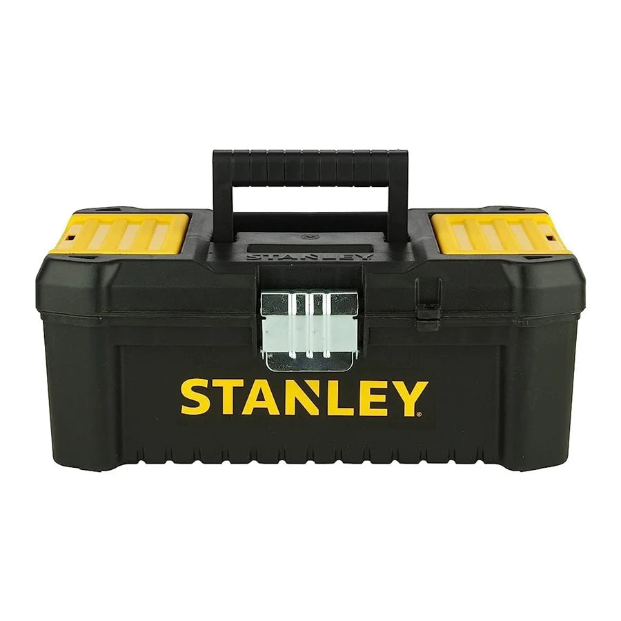 Caixa de ferramentas STANLEY "Essential" 320*188*132mm com fechos metálicos - Estojo para armazenamento de ferramentas STST1-75515