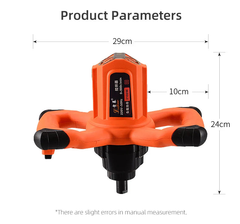 Misturador elétrico profissional regulável de 220 V