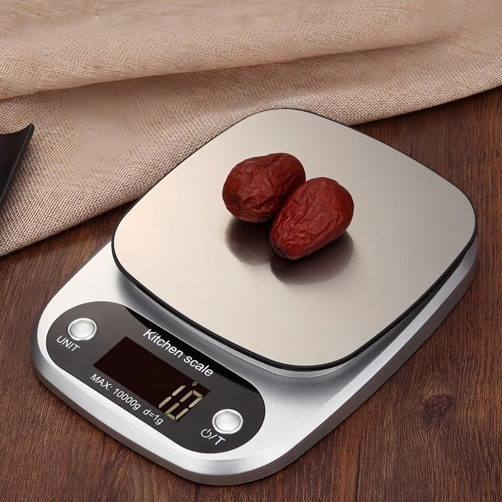 Balança Eletrônica Digital de Alta Precisão com LCD 10kg/1g