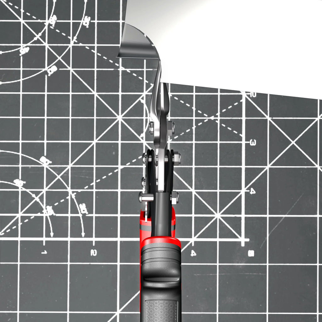 Tesoura de Aviação AIRAJ para Corte de Chapa, Cortador Multidirecional, Ferramenta Manual Industrial Profissional