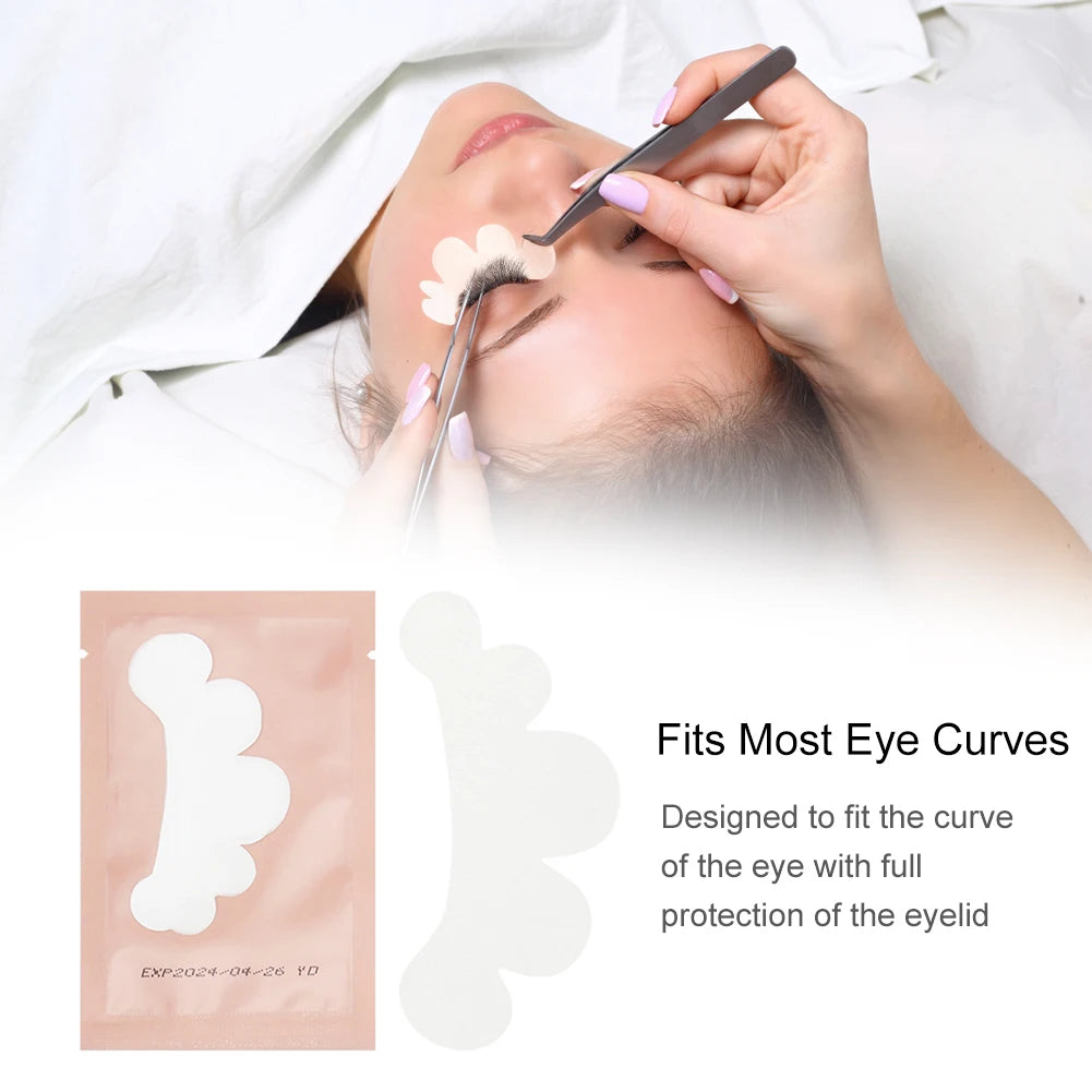 1 par de adesivos de gel para pestanas postiças, para aplicação debaixo dos olhos (tipo nuvem)