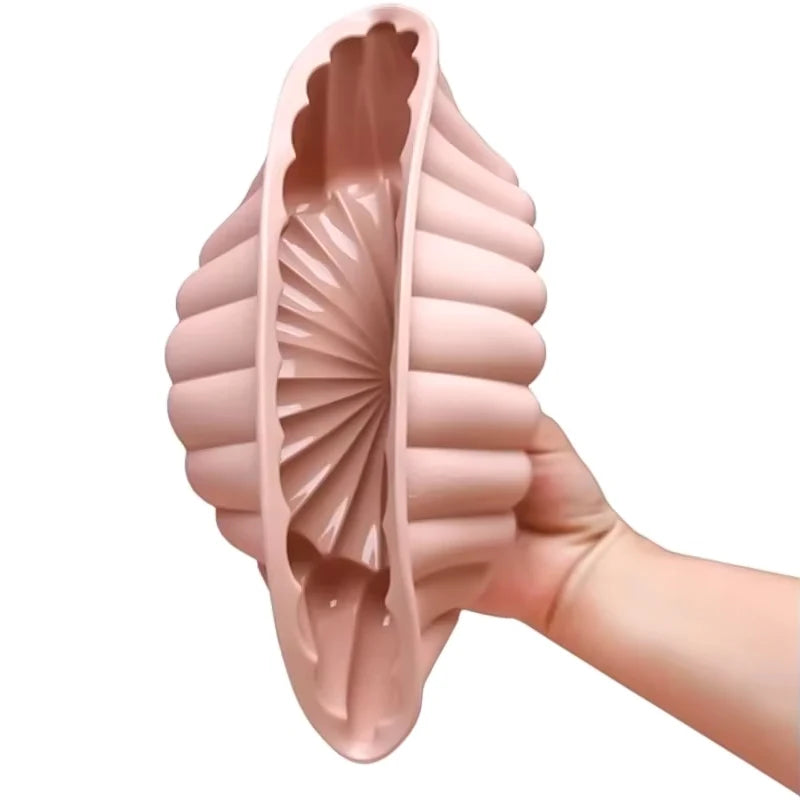 Molde de bolo de silicone multifuncional, reutilizável, antiaderente, redondo, para assar sobremesas e mousse, acessório de cozinha