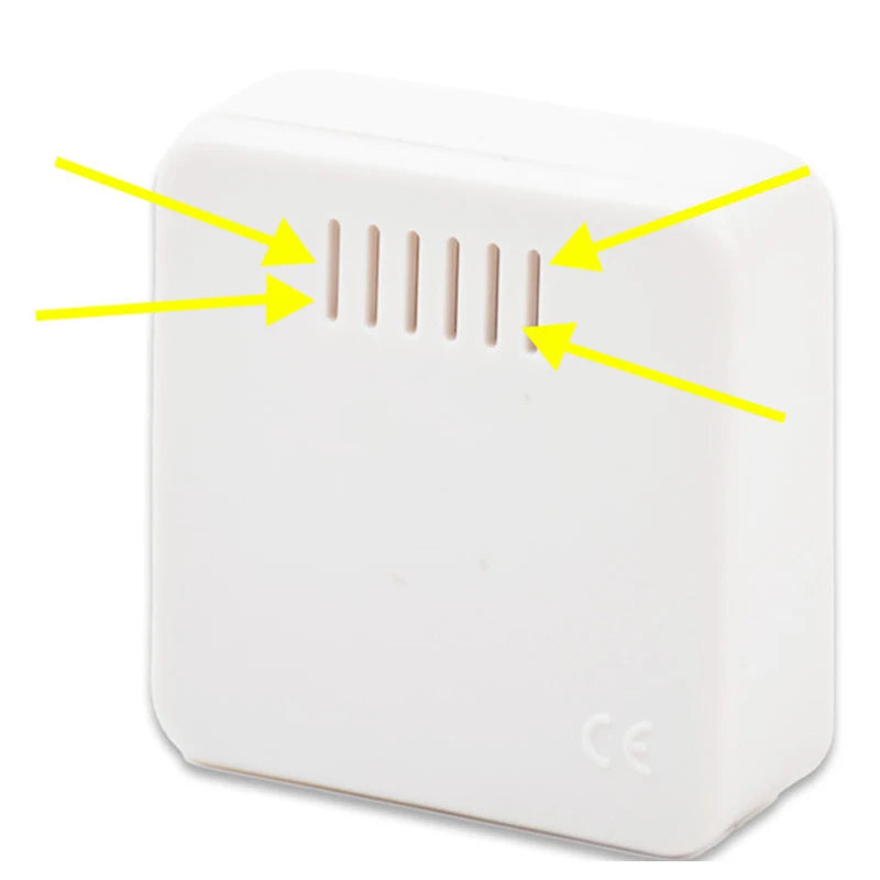 Termómetro e Higrómetro Digital LCD Eletrónico para Ambientes Interiores com Sensor de Medição de Temperatura e Humidade