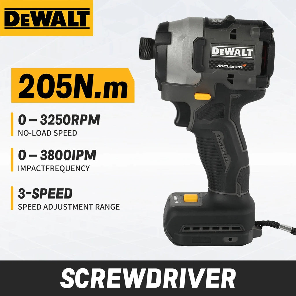 Aparafusadora de Impacto Elétrico Sem Escova DeWalt DCF850M com Velocidade Ajustável