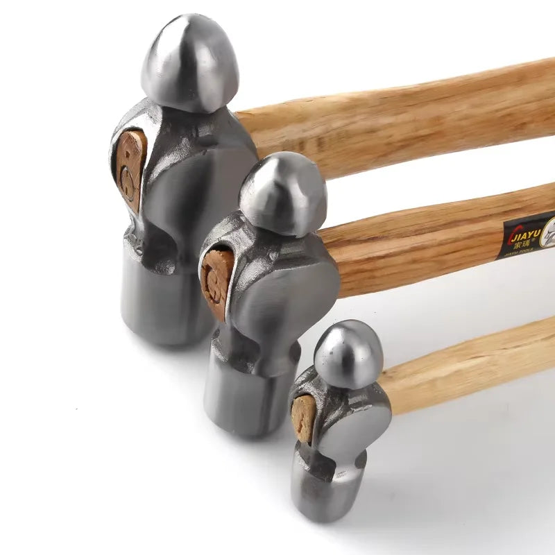 Martelo redondo em aço carbono com ponta esférica  0,5P 1P 1,5P 2P 2,5P 3P