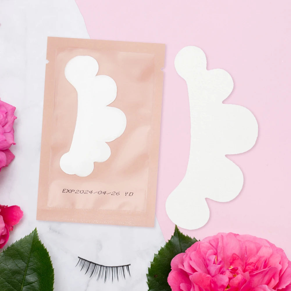 1 par de adesivos de gel para pestanas postiças, para aplicação debaixo dos olhos (tipo nuvem)