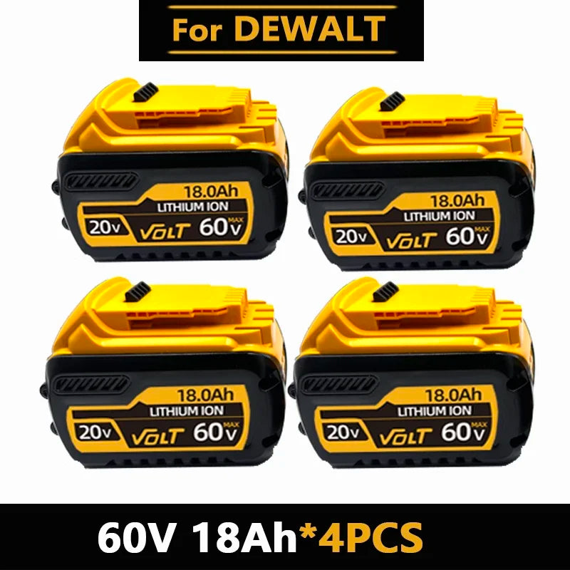 Baterias de iões de lítio DeWalt 18V 20V 20V 12Ah DCB203 Substituição da bateria de iões de lítio DCB206 DCB205 DCB204 DCB200 Ferramentas elétricas
