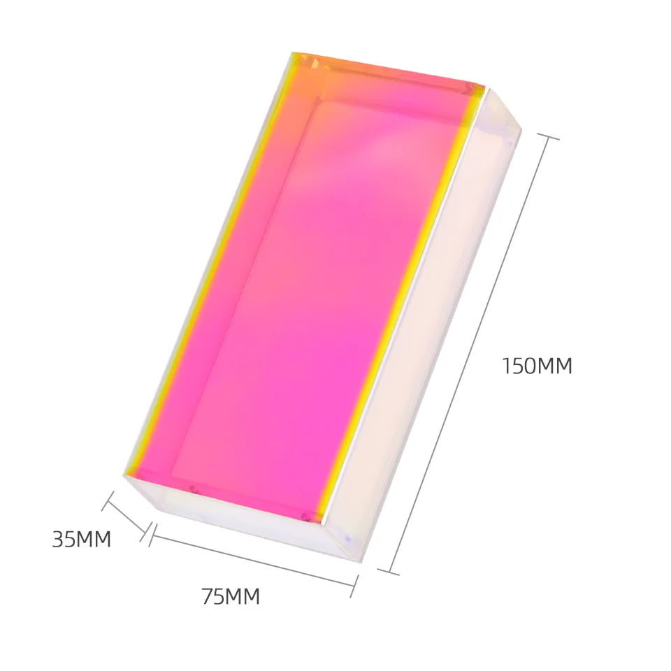 Caixa para pestanas postiças com 5 camadas, em acrílico, suporte para pestanas individuais, expositor para cola de extensão de pestanas e ferramenta de maquilhagem.
