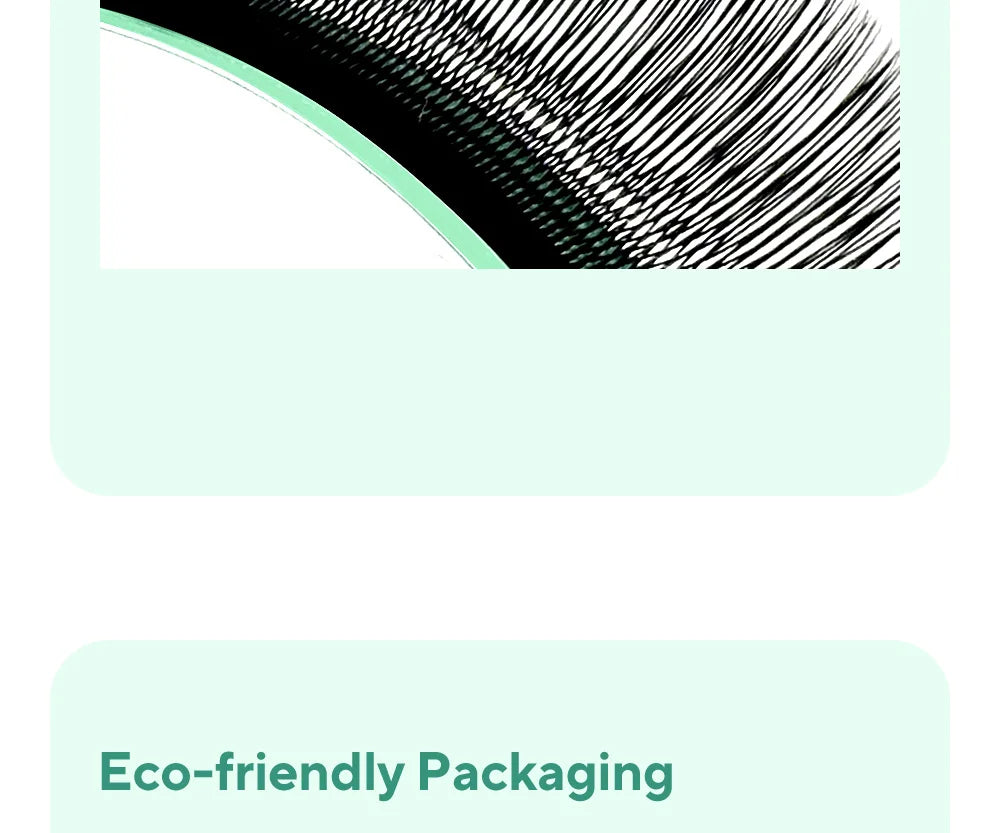 Extensão de pestanas DIYDAY estilo U 3D 4D 5D 6D, feitas à mão com fibra BASF PBT.