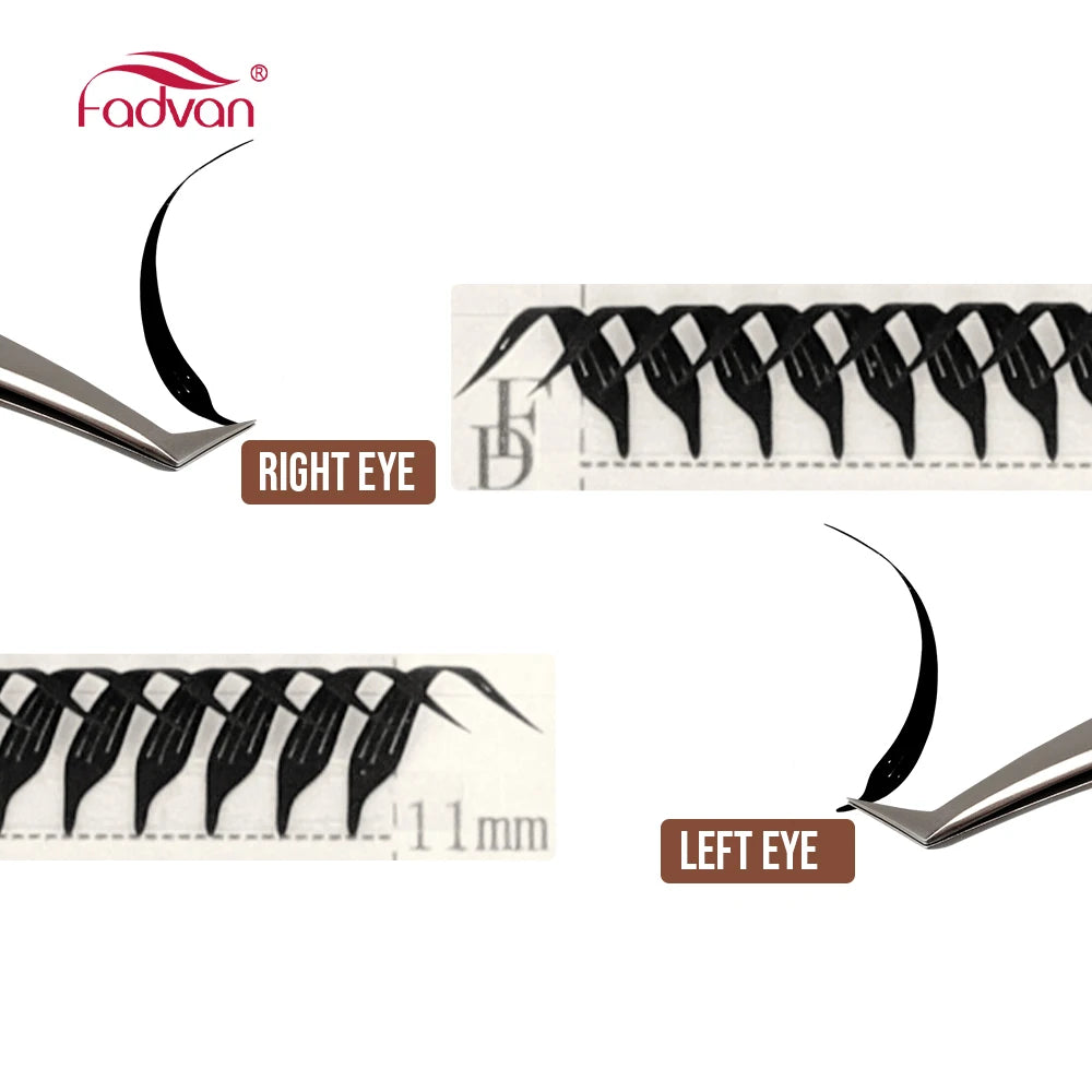 Extensão de pestanas FADVAN curvatura D