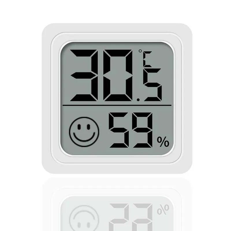 Termómetro e Higrómetro Digital LCD Eletrónico para Ambientes Interiores com Sensor de Medição de Temperatura e Humidade