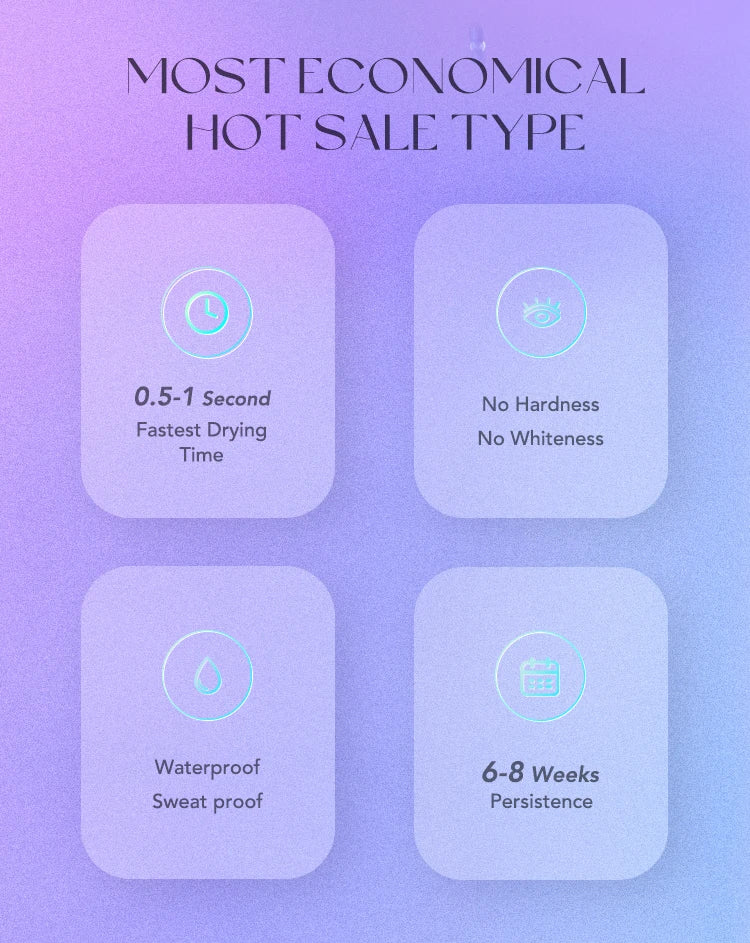 Cola Gollee All Season para Extensão de Pestanas 0,5s, Secagem Rápida, Cola Forte em Bastão, Pestanas Postiças com Duração de 6 a 8 Semanas, Adesivo à Prova de Água para Maquilhagem