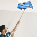 Caixa de acabamento plana para gesso cartonado de 12 polegadas, ferramenta de raspagem para gesso cartonado, ideal para pintura e acabamento de paredes residenciais.