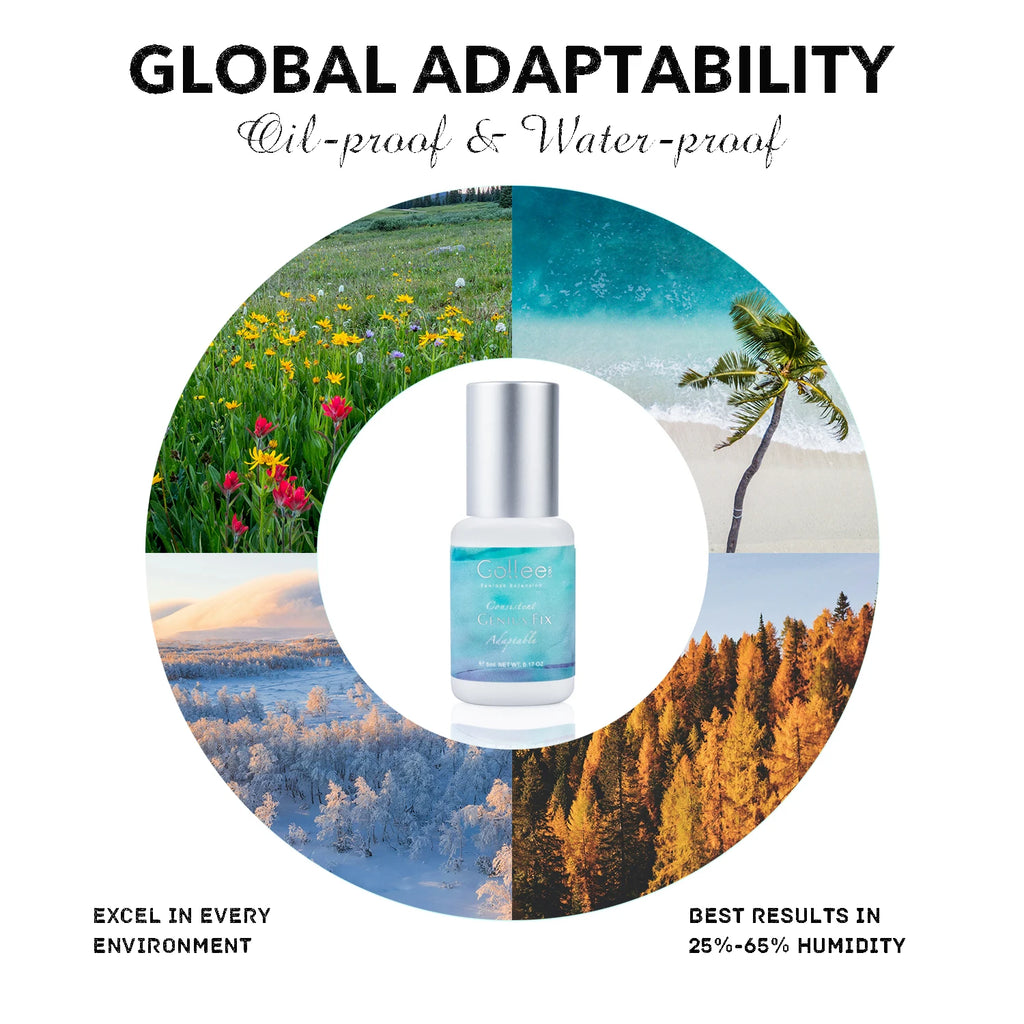 Cola Gollee All Season para Extensão de Pestanas 0,5s, Secagem Rápida, Cola Forte em Bastão, Pestanas Postiças com Duração de 6 a 8 Semanas, Adesivo à Prova de Água para Maquilhagem